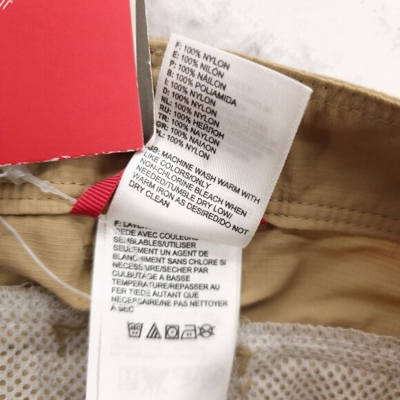 NWT THE NORTH FACE Women's Horizon Becca Nylon Hiking Shorts Moab Khaki Size 4 - Picture 7 of 8